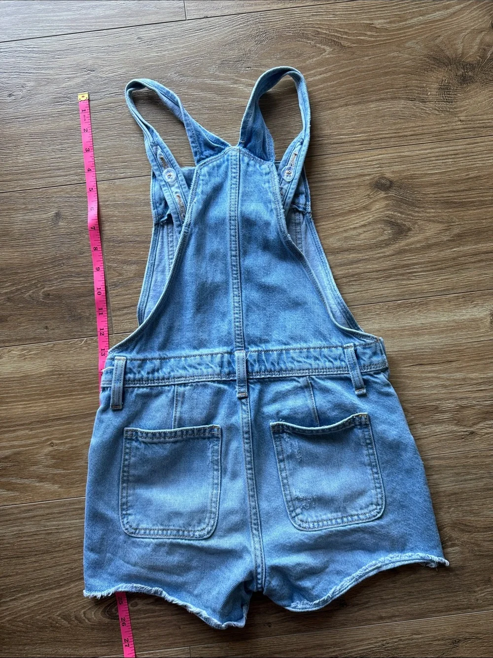 Old Navy Light Blue Denim Short Overalls